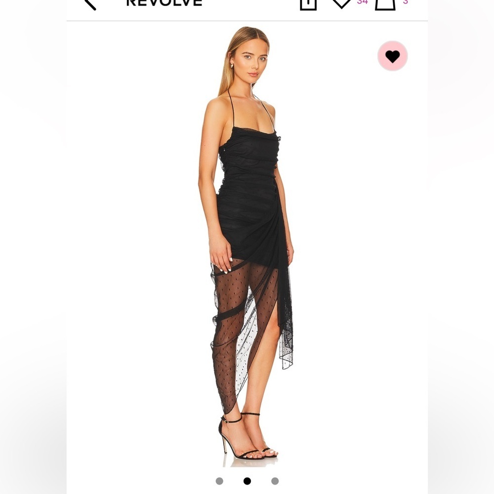 Majorelle | Revolve | Black Lacey dress | size small - Picture 3 of 10